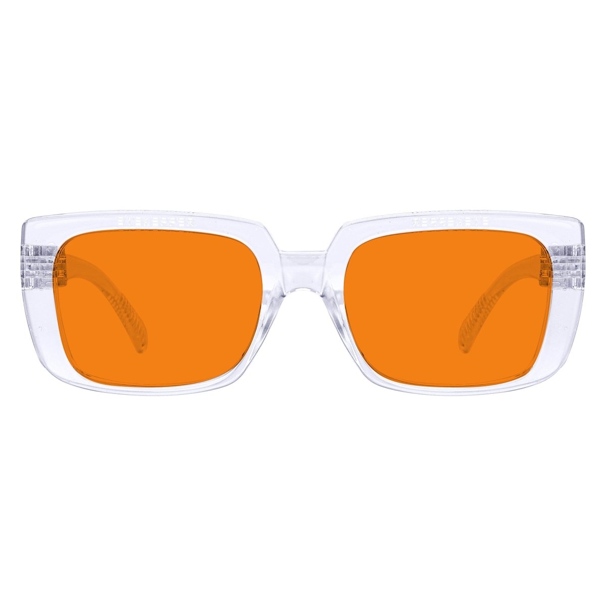 Blue Blocking Orange Glasses for Sleep Metalless Screwless NR9107-B98 (100%) from eyekeeper