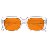 Blue Blocking Orange Glasses for Sleep Metalless Screwless NR9107-B98 (100%) from eyekeeper