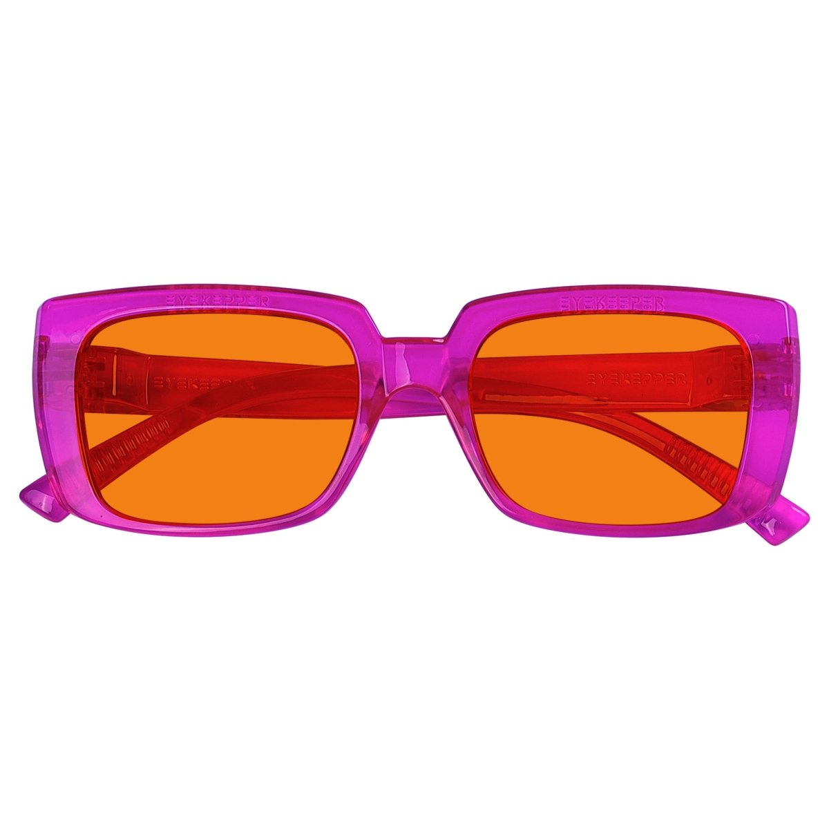 Blue Blocking Orange Glasses for Sleep Metalless Screwless NR9107-B98 (100%) from eyekeeper