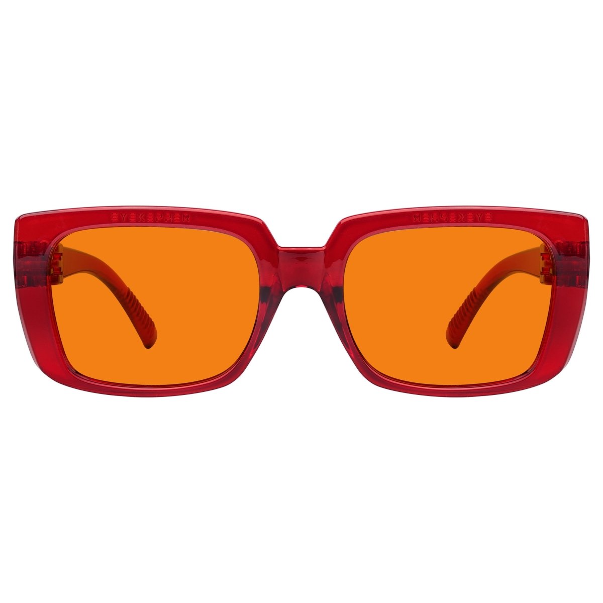 Blue Blocking Orange Glasses for Sleep Metalless Screwless NR9107-B98 (100%) from eyekeeper