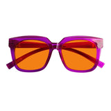 Blue Blocking Orange Lens for Sleep Metalless Glasses R2144-B98 (100%) from eyekeeper