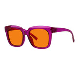 Blue Blocking Orange Lens for Sleep Metalless Glasses R2144-B98 (100%) from eyekeeper