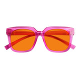 Blue Blocking Orange Lens for Sleep Metalless Glasses R2144-B98 (100%) from eyekeeper