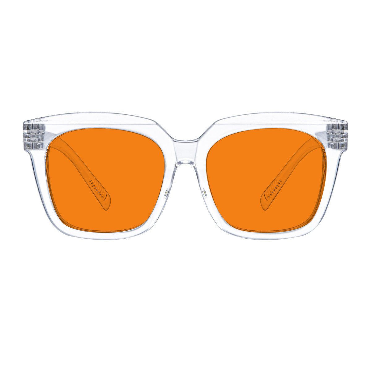 Blue Blocking Orange Lens for Sleep Metalless Glasses R2144-B98 (100%) from eyekeeper