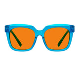 Blue Blocking Orange Lens for Sleep Metalless Glasses R2144-B98 (100%) from eyekeeper