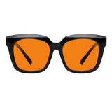 Blue Blocking Orange Lens for Sleep Metalless Glasses R2144-B98 (100%) from eyekeeper