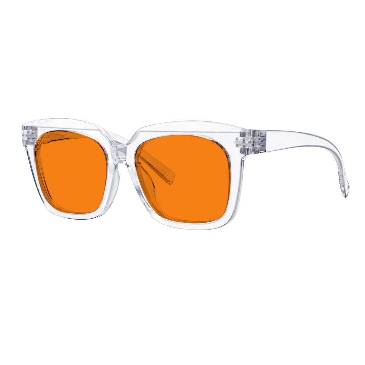 Blue Blocking Orange Lens for Sleep Metalless Glasses R2144-B98 (100%) from eyekeeper