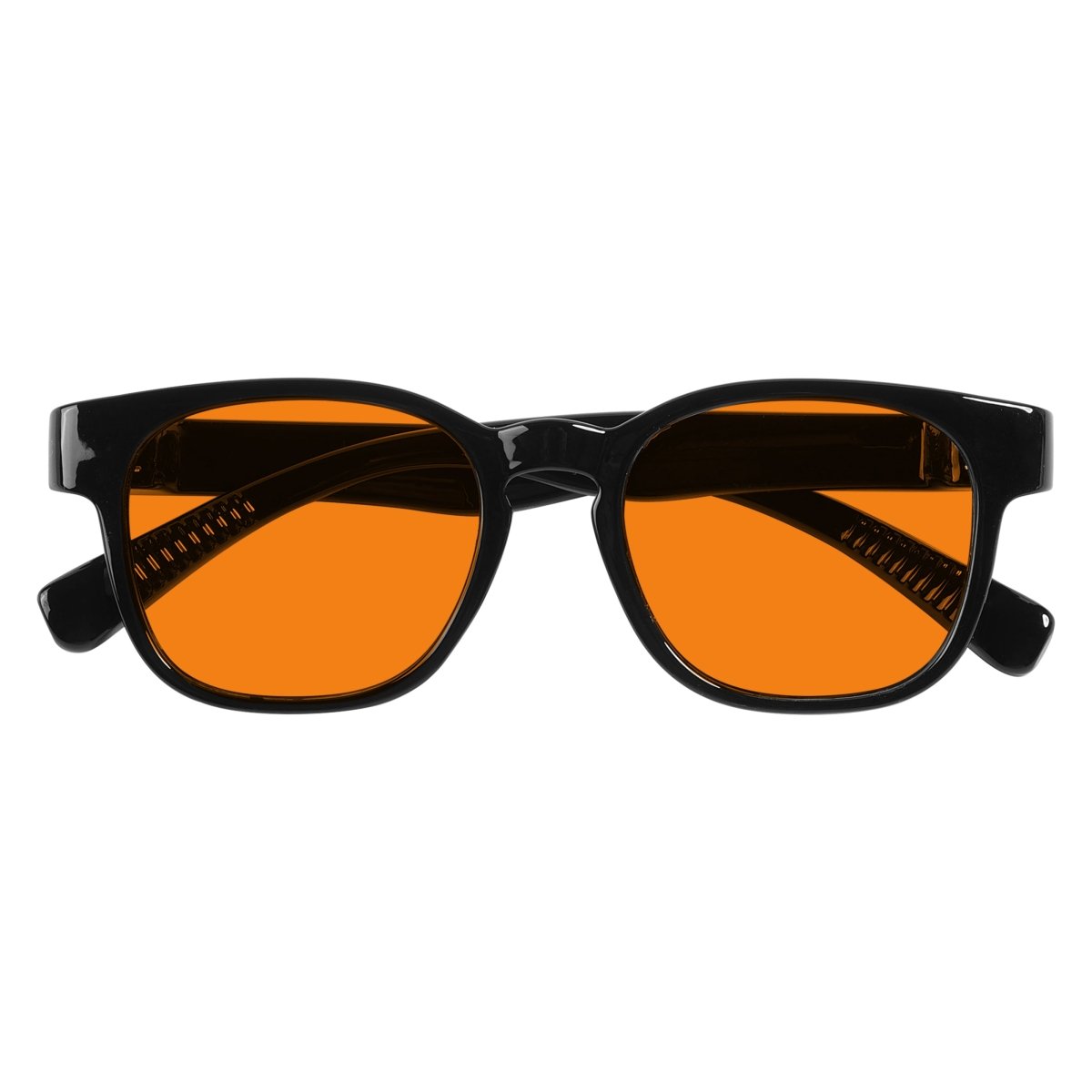 Blue Blocking Orange Lens Square Metalless Glasses NR144-B98 (100%) from eyekeeper