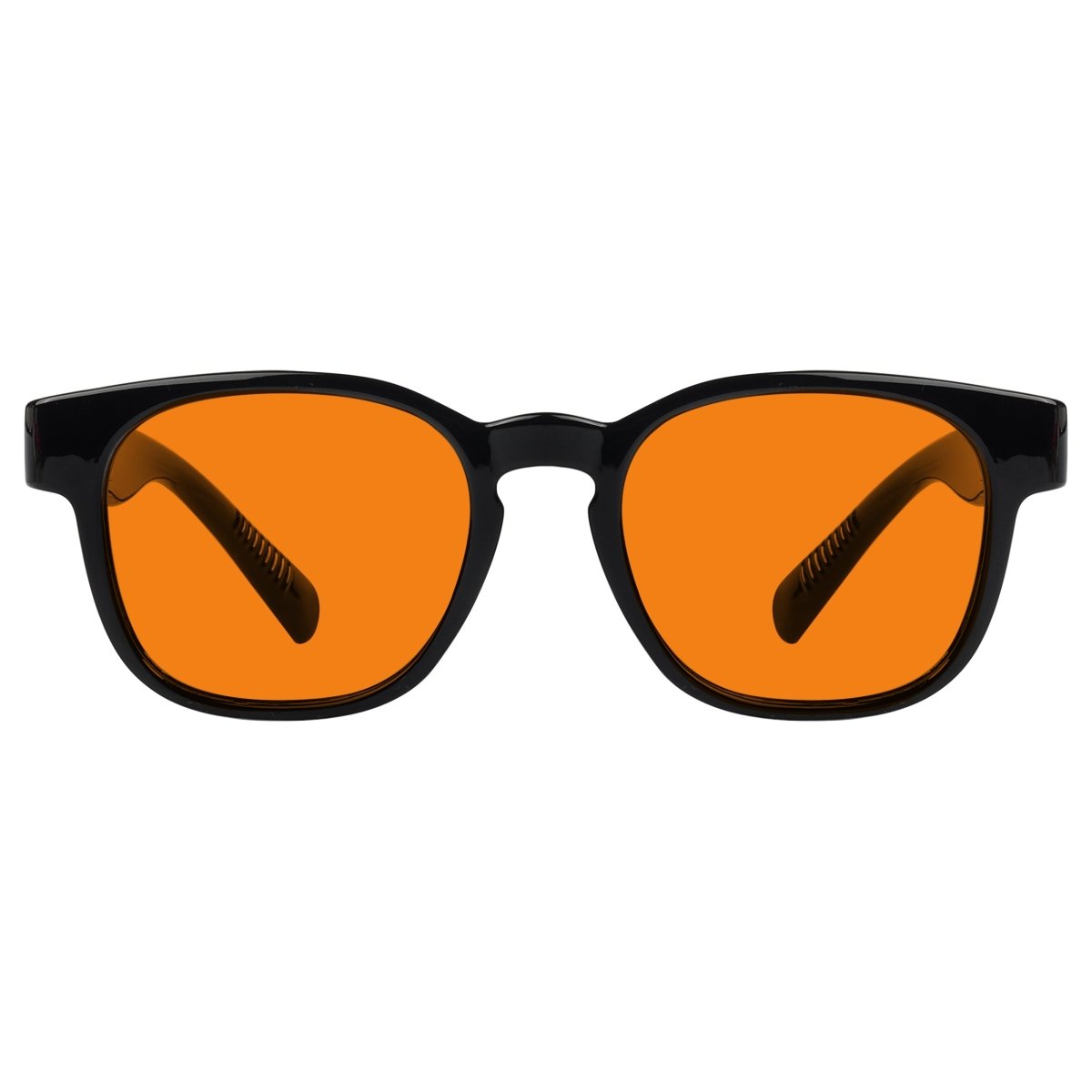 Blue Blocking Orange Lens Square Metalless Glasses NR144-B98 (100%) from eyekeeper