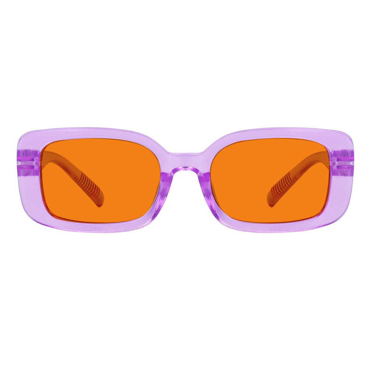 Blue Light Blocking Nighttime Glasses Metalless Screwless R2502-B98 (100%) from eyekeeper