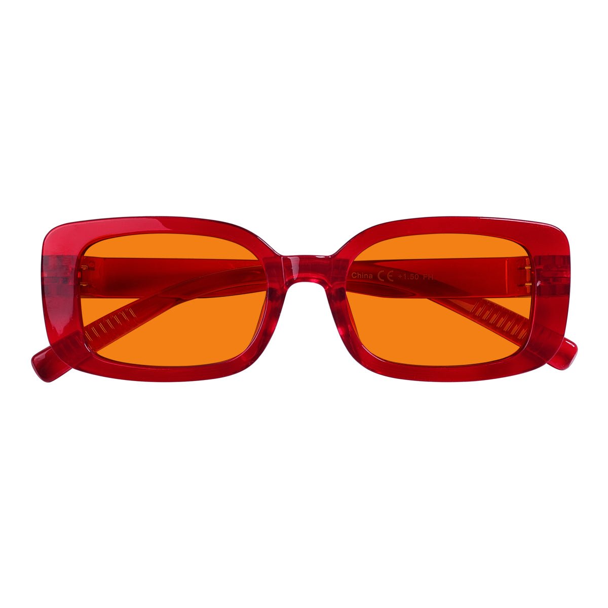 Blue Light Blocking Nighttime Glasses Metalless Screwless R2502-B98 (100%) from eyekeeper