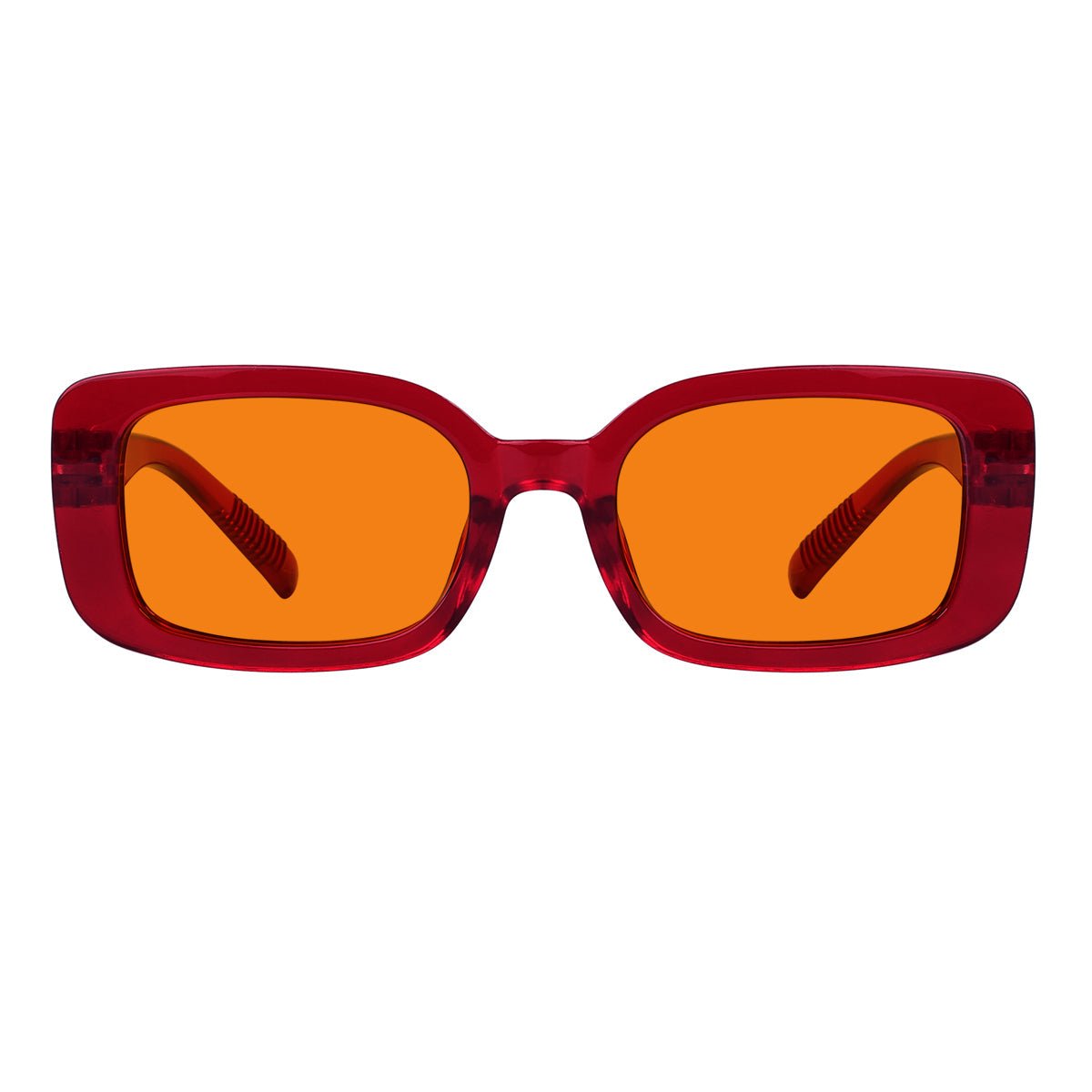 Blue Light Blocking Nighttime Glasses Metalless Screwless R2502-B98 (100%) from eyekeeper