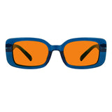 Blue Light Blocking Nighttime Glasses Metalless Screwless R2502-B98 (100%) from eyekeeper