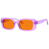 Blue Light Blocking Nighttime Glasses Metalless Screwless R2502-B98 (100%) from eyekeeper