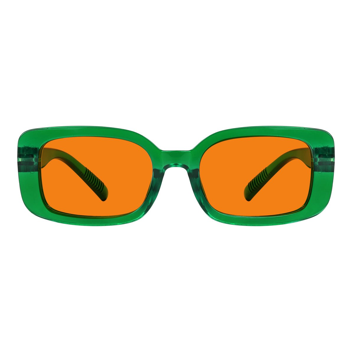 Blue Light Blocking Nighttime Glasses Metalless Screwless R2502-B98 (100%) from eyekeeper