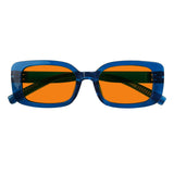 Blue Light Blocking Nighttime Glasses Metalless Screwless R2502-B98 (100%) from eyekeeper