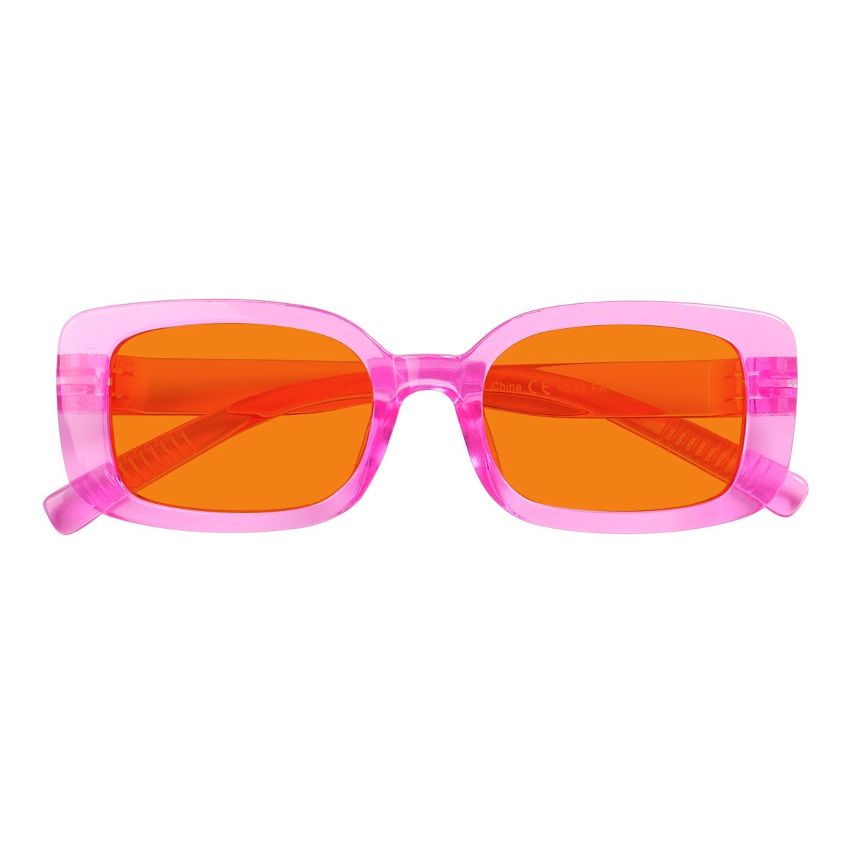Blue Light Blocking Nighttime Glasses Metalless Screwless R2502-B98 (100%) from eyekeeper