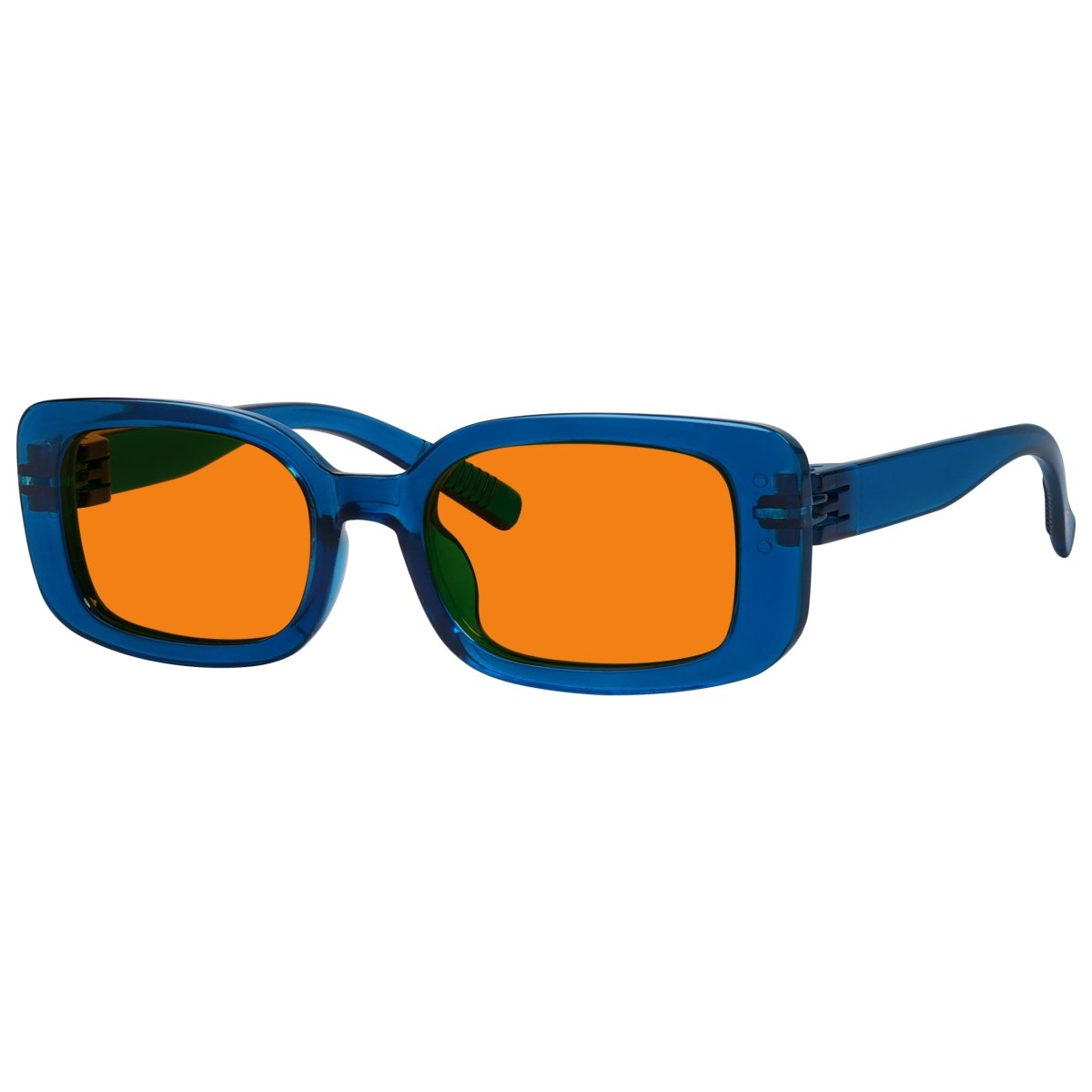 Blue Light Blocking Nighttime Glasses Metalless Screwless R2502-B98 (100%) from eyekeeper