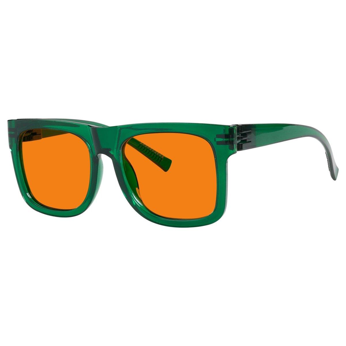 Blue Light Blocking Orange Glasses Metalless Screwless Eyewear R2 (100%) from eyekeeper316-B98