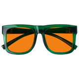 Blue Light Blocking Orange Glasses Metalless Screwless Eyewear R2 (100%) from eyekeeper316-B98
