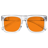Blue Light Blocking Orange Glasses Metalless Screwless Eyewear R2 (100%) from eyekeeper316-B98