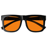 Blue Light Blocking Orange Glasses Metalless Screwless Eyewear R2 (100%) from eyekeeper316-B98