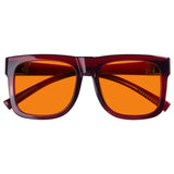 Blue Light Blocking Orange Glasses Metalless Screwless Eyewear R2 (100%) from eyekeeper316-B98
