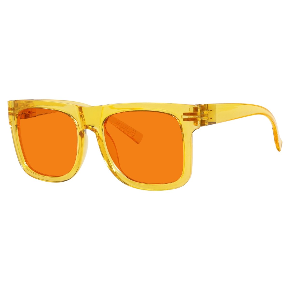 Blue Light Blocking Orange Glasses Metalless Screwless Eyewear R2 (100%) from eyekeeper316-B98