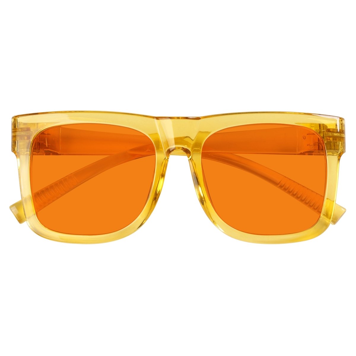 Blue Light Blocking Orange Glasses Metalless Screwless Eyewear R2 (100%) from eyekeeper316-B98