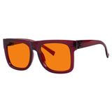 Blue Light Blocking Orange Glasses Metalless Screwless Eyewear R2 (100%) from eyekeeper316-B98