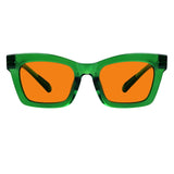 Blue Light Blocking Orange Glasses Metalless Screwless R2308-B98 (100%) from eyekeeper