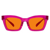 Blue Light Blocking Orange Glasses Metalless Screwless R2308-B98 (100%) from eyekeeper