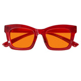 Blue Light Blocking Orange Glasses Metalless Screwless R2308-B98 (100%) from eyekeeper