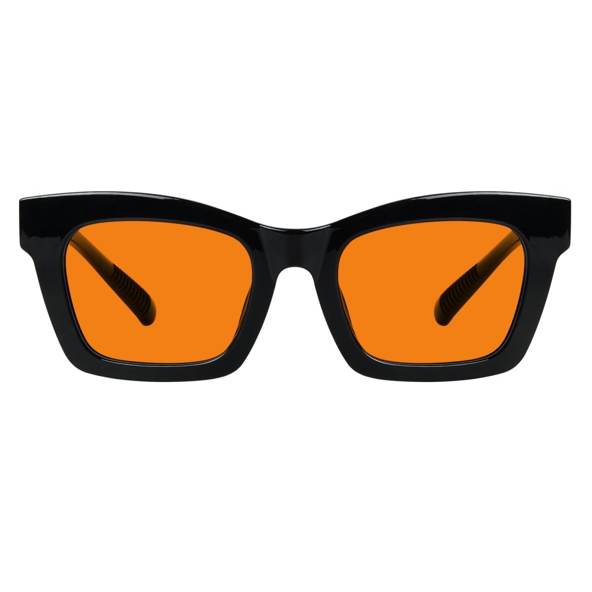 Blue Light Blocking Orange Glasses Metalless Screwless R2308-B98 (100%) from eyekeeper