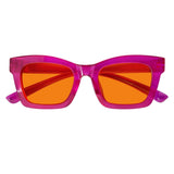 Blue Light Blocking Orange Glasses Metalless Screwless R2308-B98 (100%) from eyekeeper
