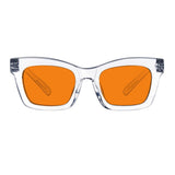 Blue Light Blocking Orange Glasses Metalless Screwless R2308-B98 (100%) from eyekeeper