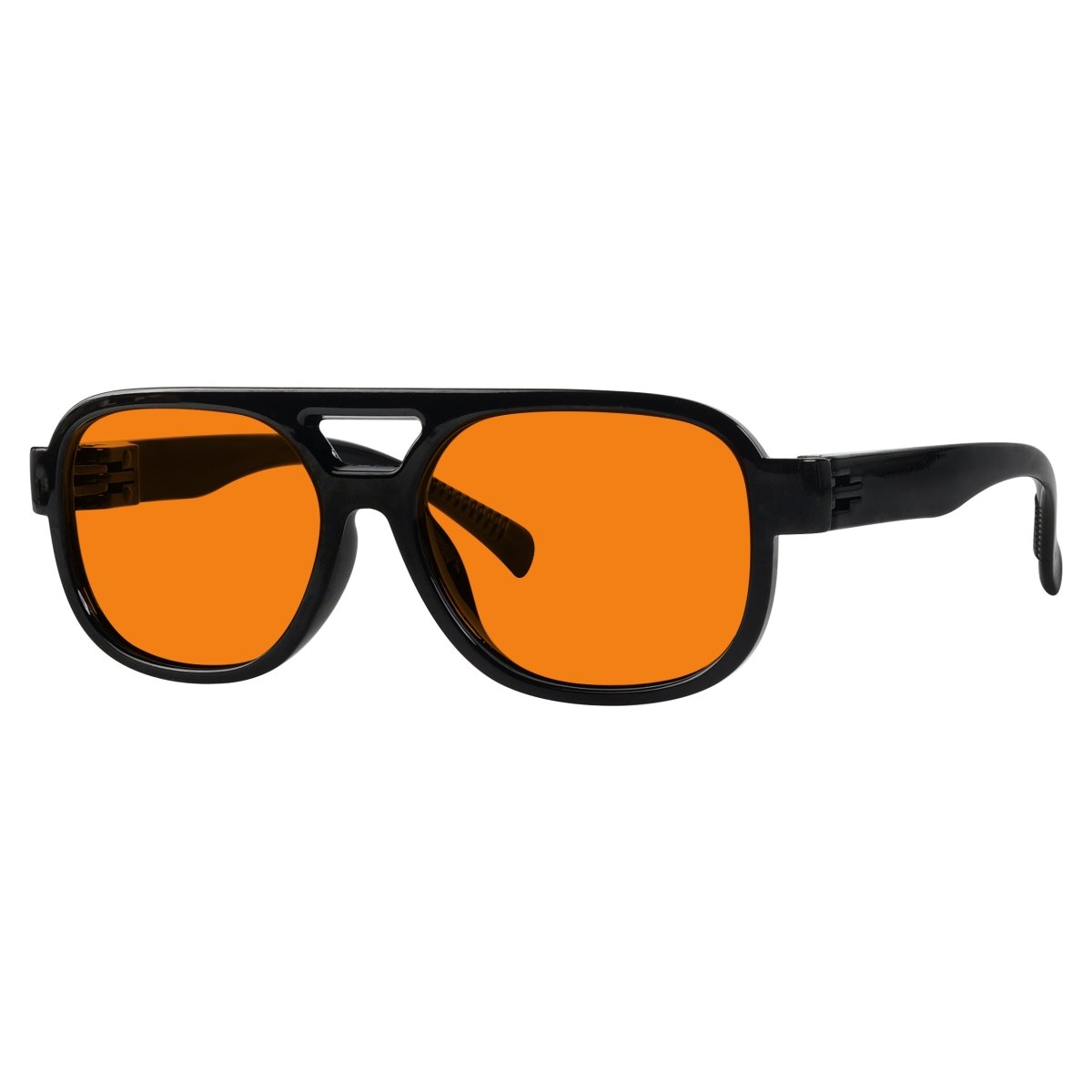 Blue Light Blocking Orange Lens Metalless Eyeglasses R2515-B98 (100%) from eyekeeper