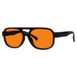 Blue Light Blocking Orange Lens Metalless Eyeglasses R2515-B98 (100%) from eyekeeper