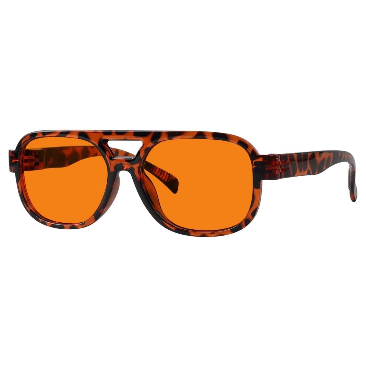 Blue Light Blocking Orange Lens Metalless Eyeglasses R2515-B98 (100%) from eyekeeper