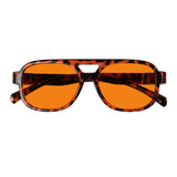 Blue Light Blocking Orange Lens Metalless Eyeglasses R2515-B98 (100%) from eyekeeper