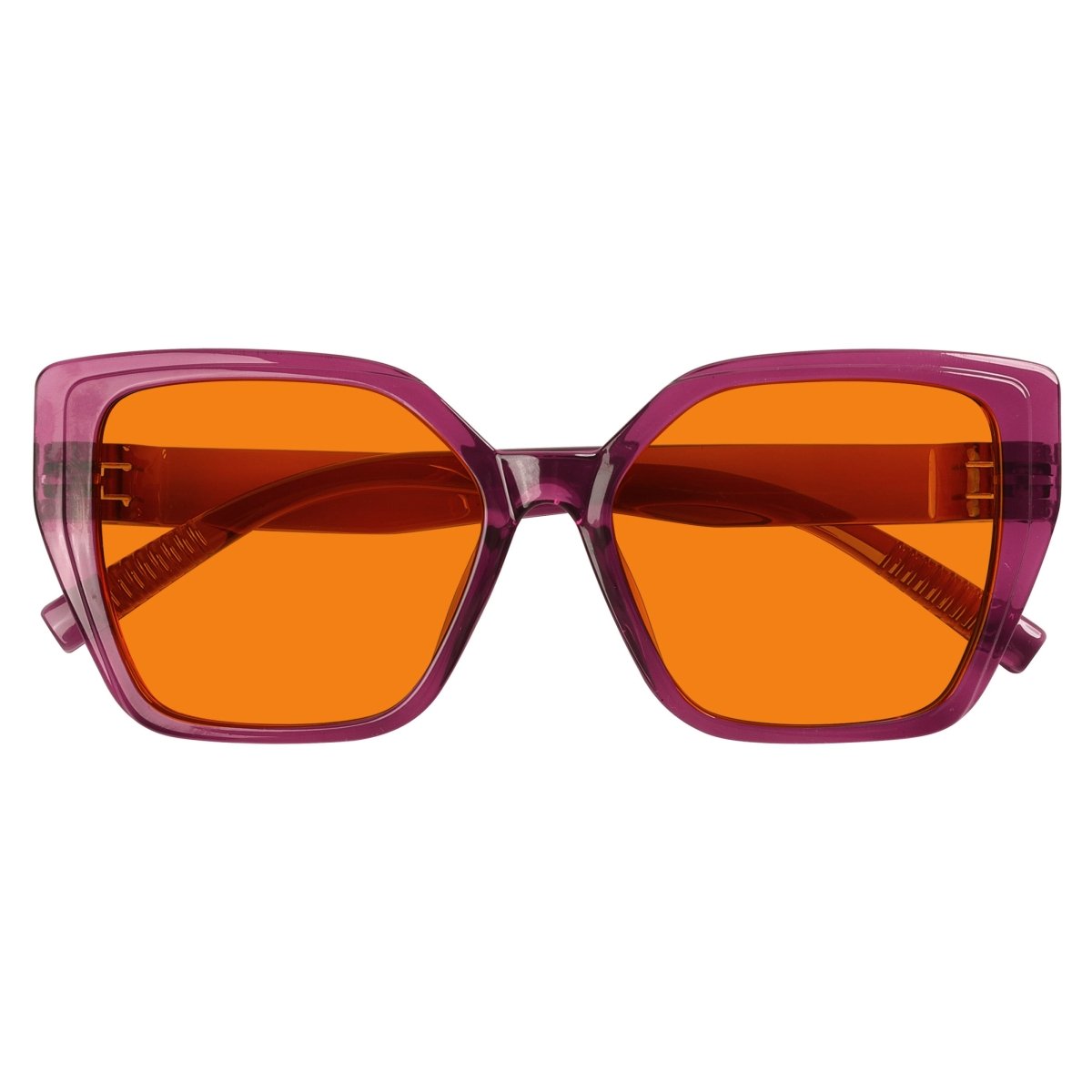 Blue Light Blocking Oversized Nighttime Screwless Glasses R2314-B98 (100%) from eyekeeper
