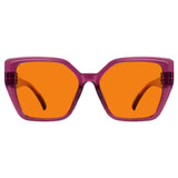 Blue Light Blocking Oversized Nighttime Screwless Glasses R2314-B98 (100%) from eyekeeper
