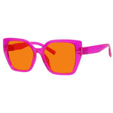 Blue Light Blocking Oversized Nighttime Screwless Glasses R2314-B98 (100%) from eyekeeper