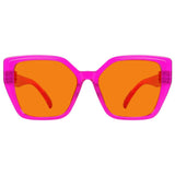 Blue Light Blocking Oversized Nighttime Screwless Glasses R2314-B98 (100%) from eyekeeper