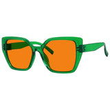 Blue Light Blocking Oversized Nighttime Screwless Glasses R2314-B98 (100%) from eyekeeper