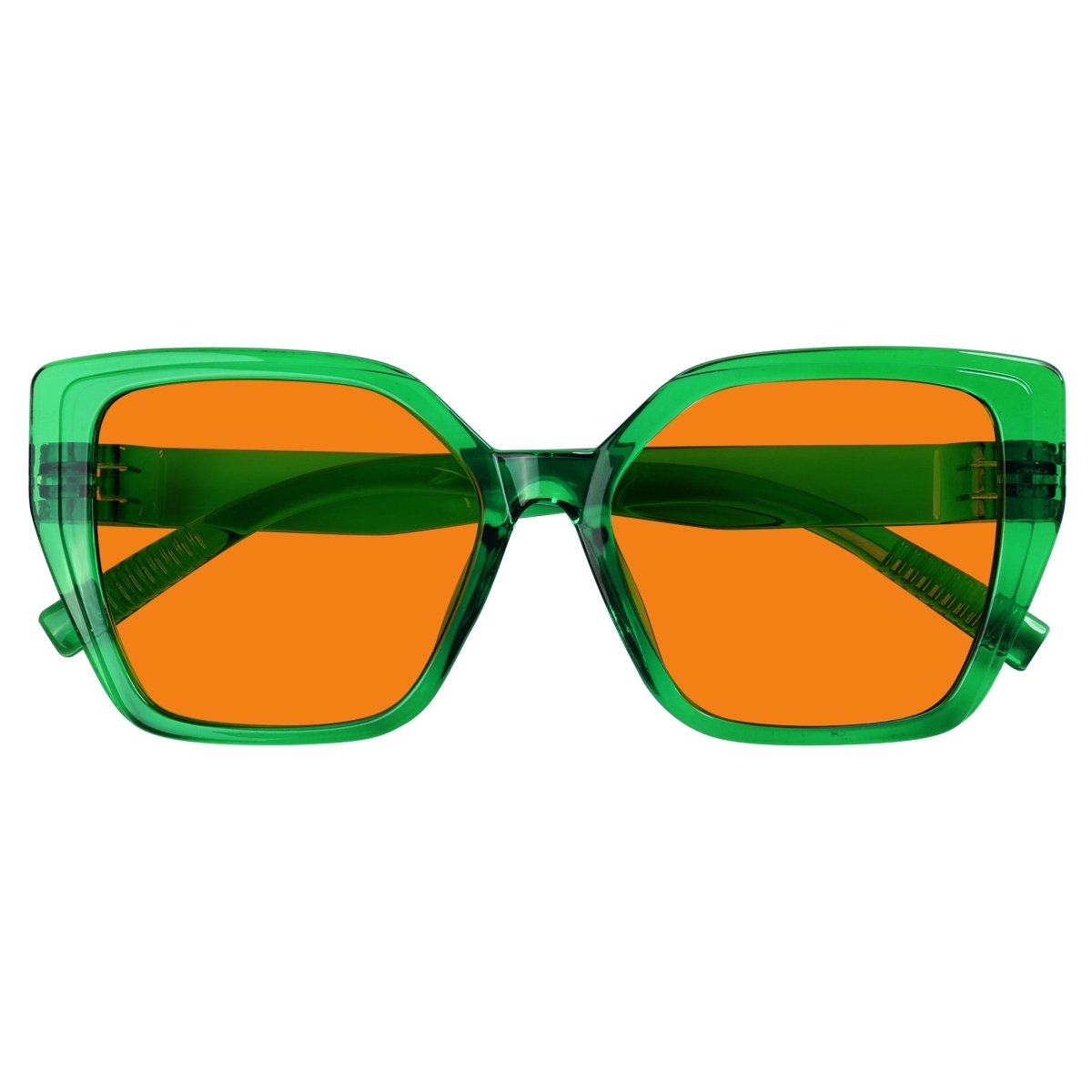 Blue Light Blocking Oversized Nighttime Screwless Glasses R2314-B98 (100%) from eyekeeper