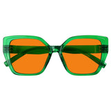 Blue Light Blocking Oversized Nighttime Screwless Glasses R2314-B98 (100%) from eyekeeper