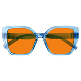 Blue Light Blocking Oversized Nighttime Screwless Glasses R2314-B98 (100%) from eyekeeper
