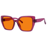 Blue Light Blocking Oversized Nighttime Screwless Glasses R2314-B98 (100%) from eyekeeper