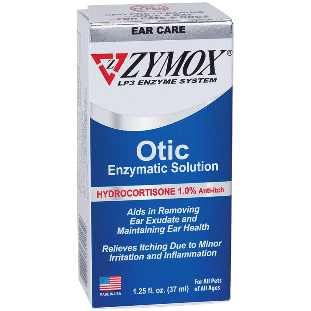 ZYMOX Otic Enzymatic Solution With 1% Hydrocortisone from HardyPaw
